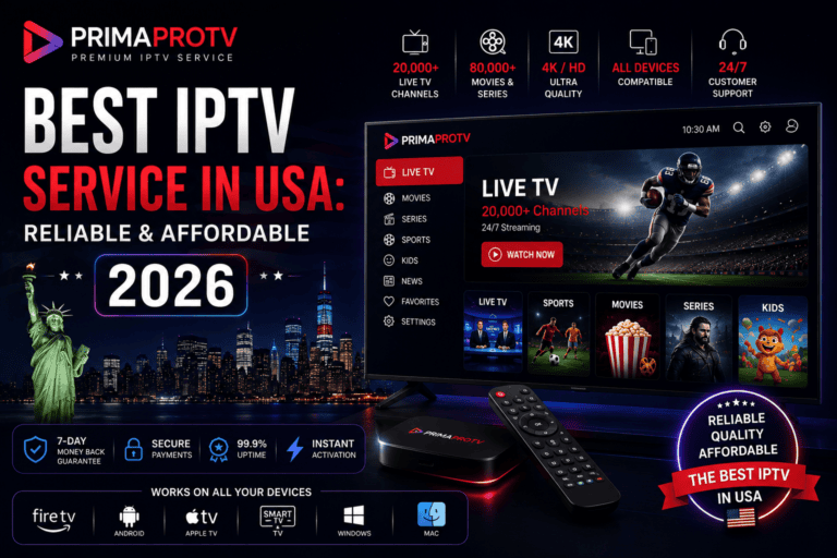 Reliable and affordable IPTV service interface for USA subscribers in 2026