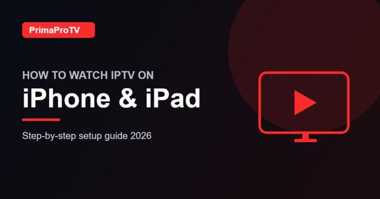 How to Watch IPTV on iPhone and iPad: Setup Guide (2026)